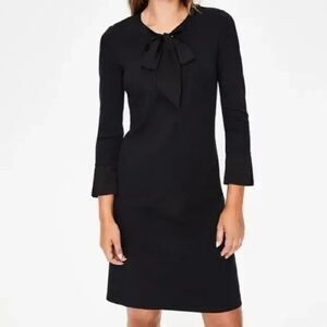 BODEN Josie Ponte Dress Lined Black Lux Stretch Women’s US Sz 18L